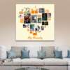 Personalized Photo Collage Canvas Heart Design 1 11