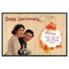 Personalized Anniversary Gift | Photo Print on Wood | Photo frame Design 5 7