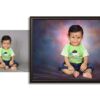 Personalized Restoration Photo Print With Background Change 7