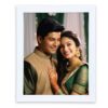 Personalized White Synthetic Photo Frame Design 17 13