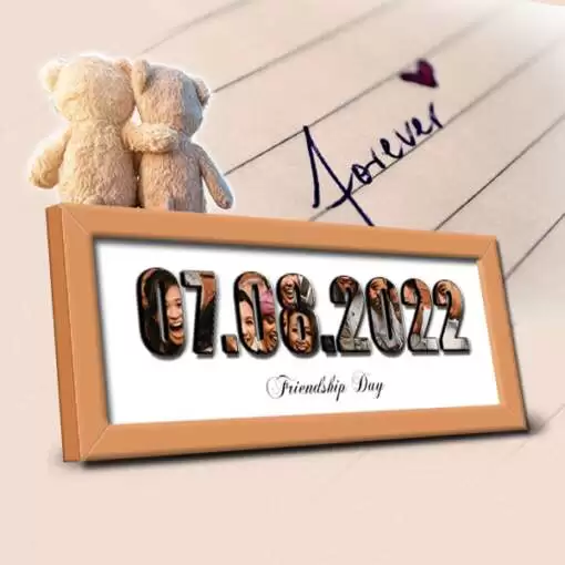 Personalized Frame The Date | Friendship Day 1