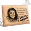 Personalized Birthday Gifts (6 x 4 in) | Photo on Wood | Wooden Engraving Photo Frame & Plaques for Kids | Boy | Girls 8