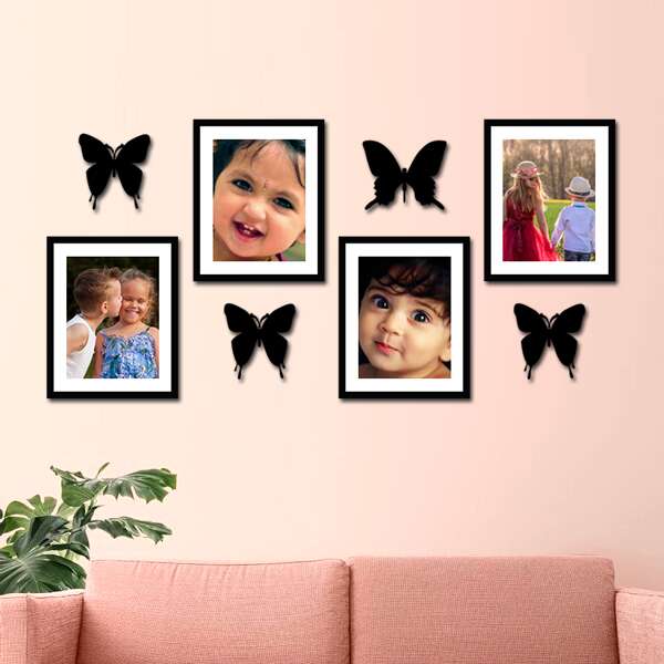 Personalized Birthday Gifts (4 x 5 in) | Photo on Wood | Wooden Engraving  Photo Frame & Plaques for Kids | Boy | Girls