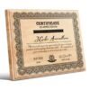 Personalized Wooden Photo Frame Certificate | Certificate on Wood | Wooden Certificate Frame & Plaques-Design 2 9