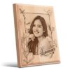 Personalized Valentines day Gifts (8x6 inches) | Engraved Plaques | Wooden Engraving Photo Frame | Design 3 10